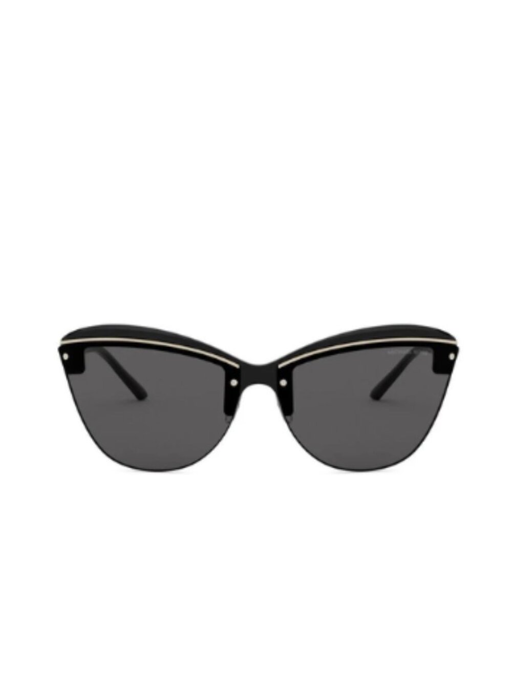 Michael Kors Cateye Womens Sunglasses MK2113 Gray/Black +Gold Original New - Picture 3 of 3